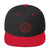 Red Colorblock Snapback Hat