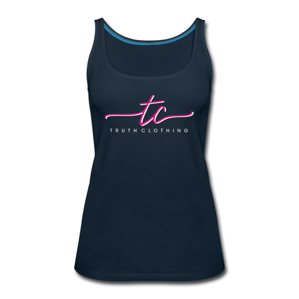 Women's Premium Tank Top - deep navy