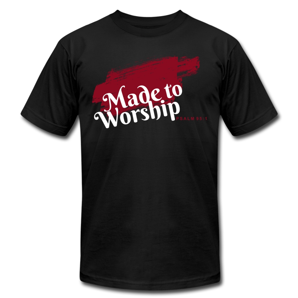 Men's Made to Worship T-Shirt - black