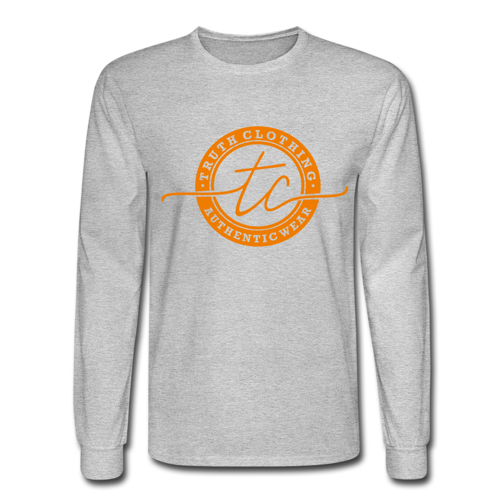 Men's TC Logo Long Sleeve T-Shirt - heather gray