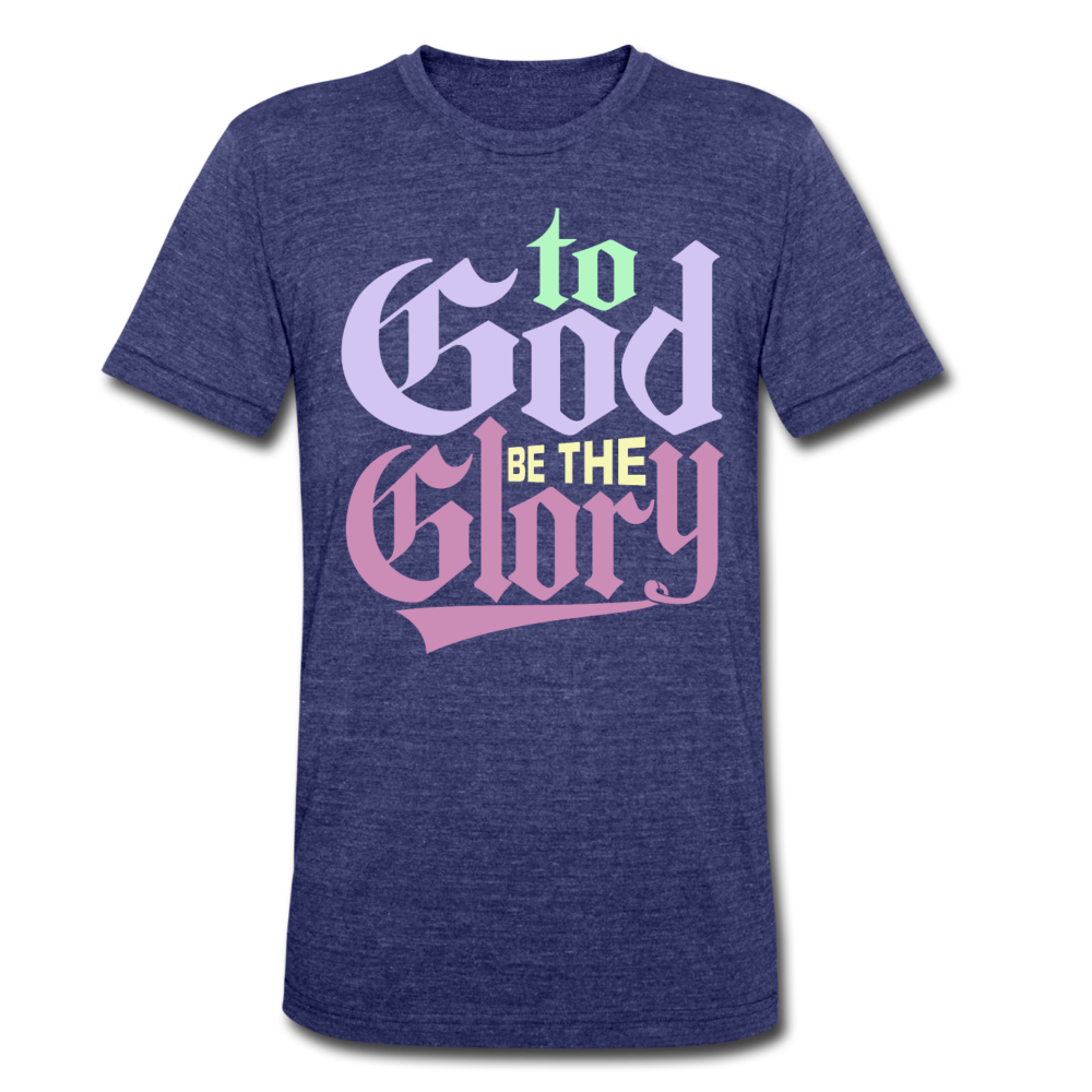 Women's God's Glory T-Shirt - heather indigo