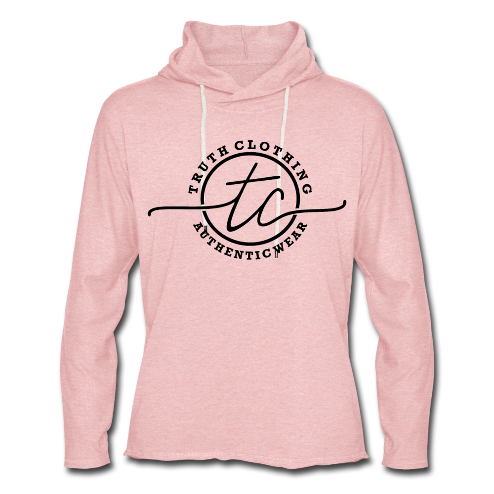 Women's TRUTH Clothing Terry Hoodie - cream heather pink