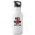 Not Today Satan Water Bottle 20oz. - white