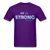 Women's She Is Strong T-Shirt - purple