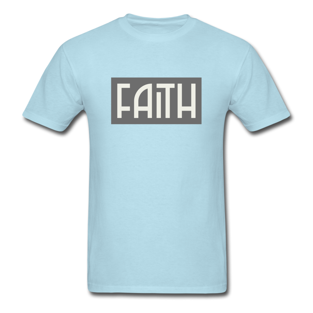 Unisex Faith T-Shirt - powder blue