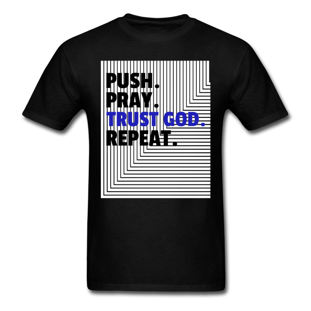 Men's Trust God T-Shirt - black