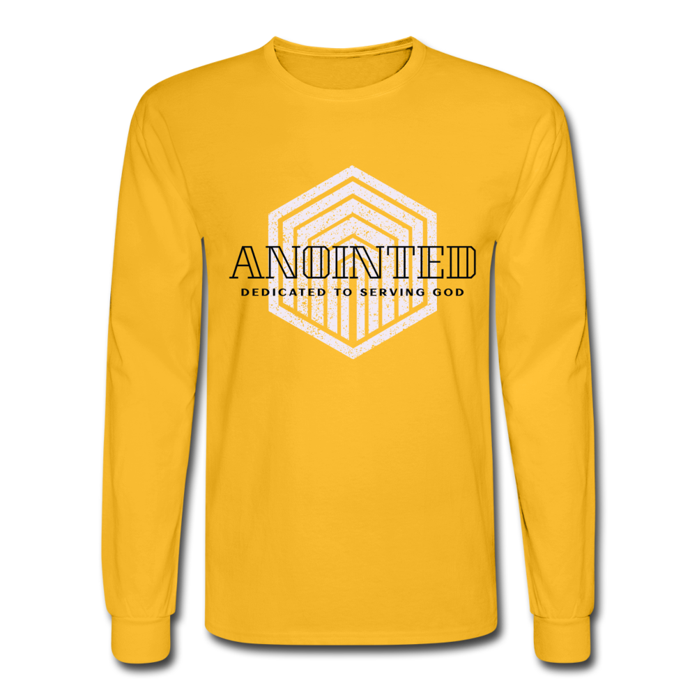 Unisex Anointed Long Sleeve T-Shirt - gold