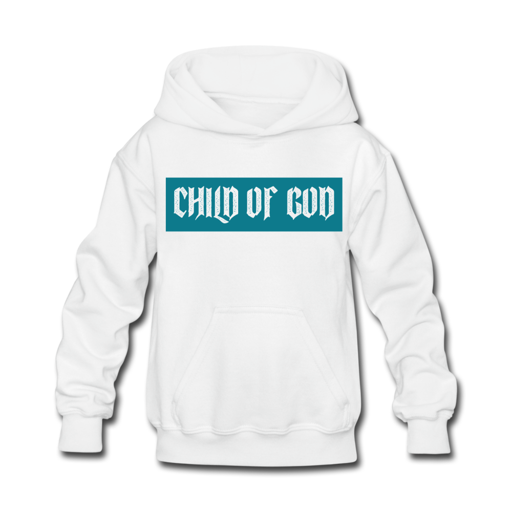 Kids' Child of God Hoodie - white