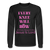 Women's Every Knee Will Bow Long Sleeve T-Shirt - black