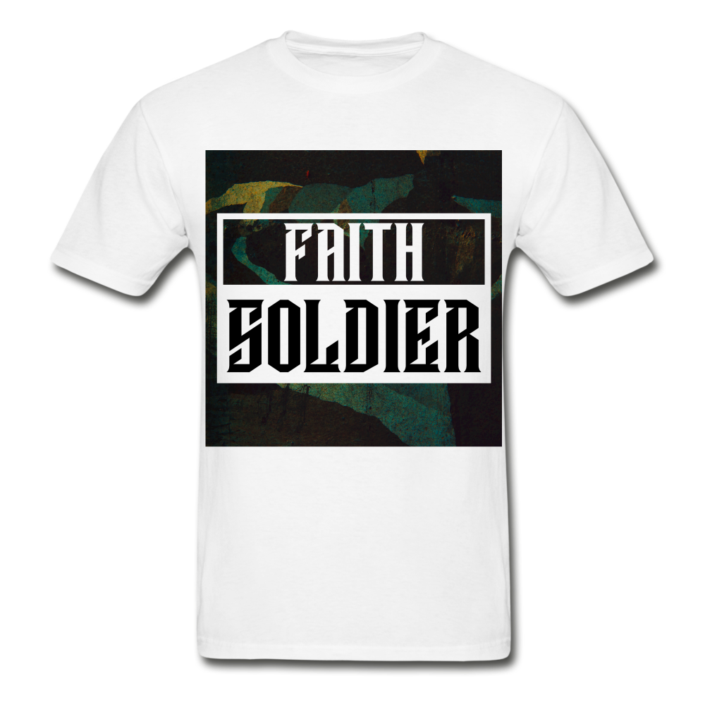 Unisex Faith Soldier T-Shirt - white