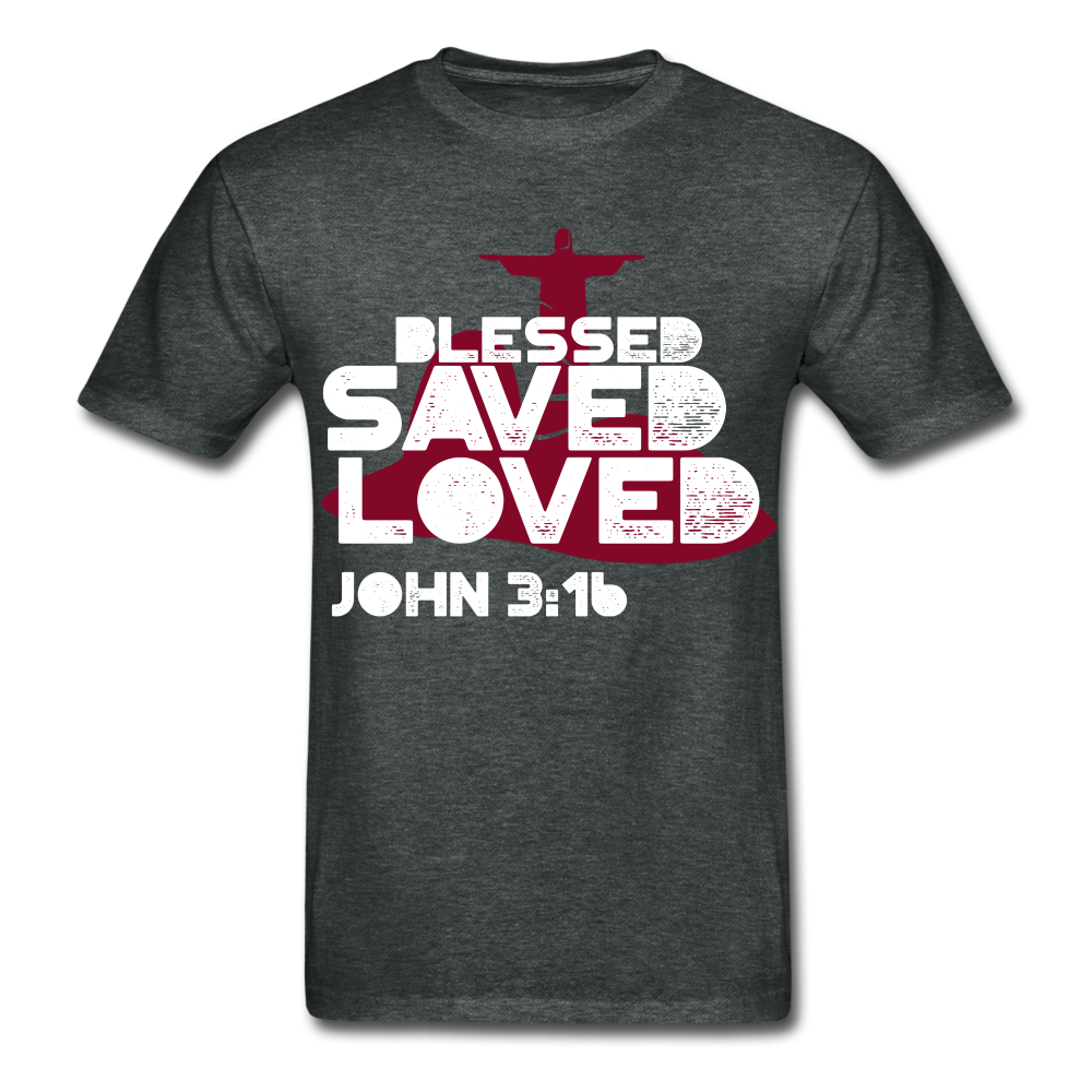 Unisex John 3:16 T-Shirt - deep heather